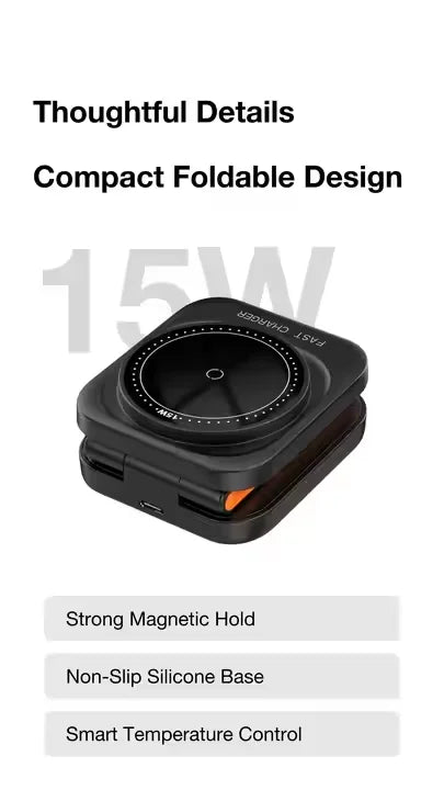 3 in 1 Wireless Charging Station  Charge Phone, Watch & Earbuds on One Sleek Stand