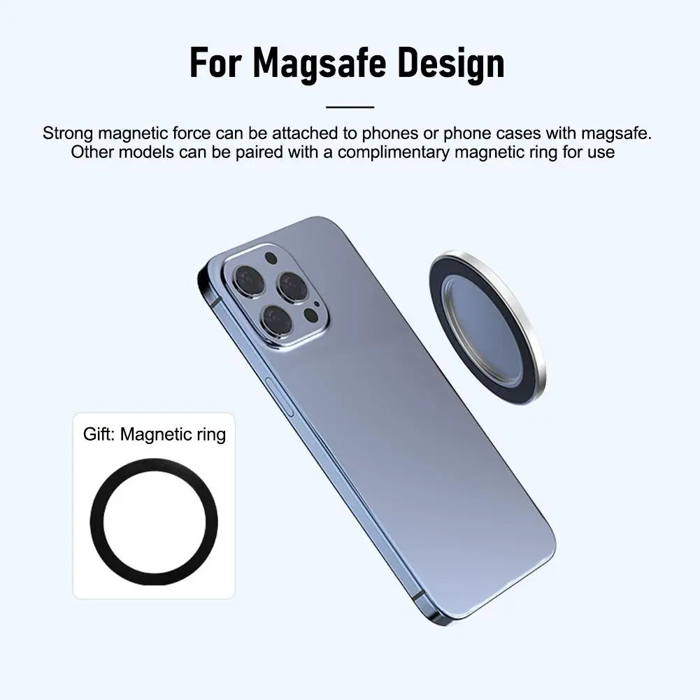 Magnetic Phone Selfie Mirror for Magsafe for IPhone 12-15 Cellphone Back Camera Mirror for Wide Angle Selfie Vlogging Video