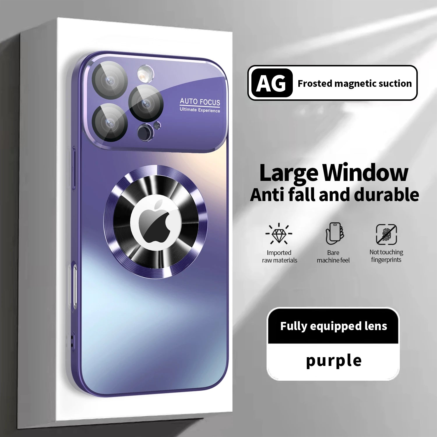 New Titanium Metallic Color Matte Case for iPhone 17 16 15 14 Plus 13 12 Pro Max Magnetic Case for Magsafe Lens Protection Case