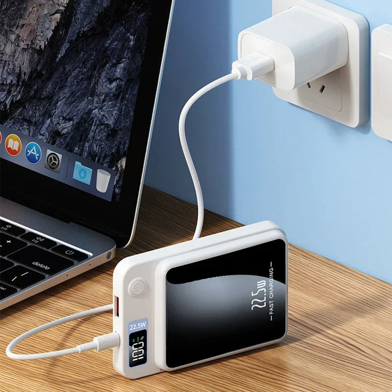 100000mAh Magnetic Wireless Power Bank 22.5W Phone Fast Charger for Magsafe IPhone 15 14 13 12 External Auxiliary Backup Battery