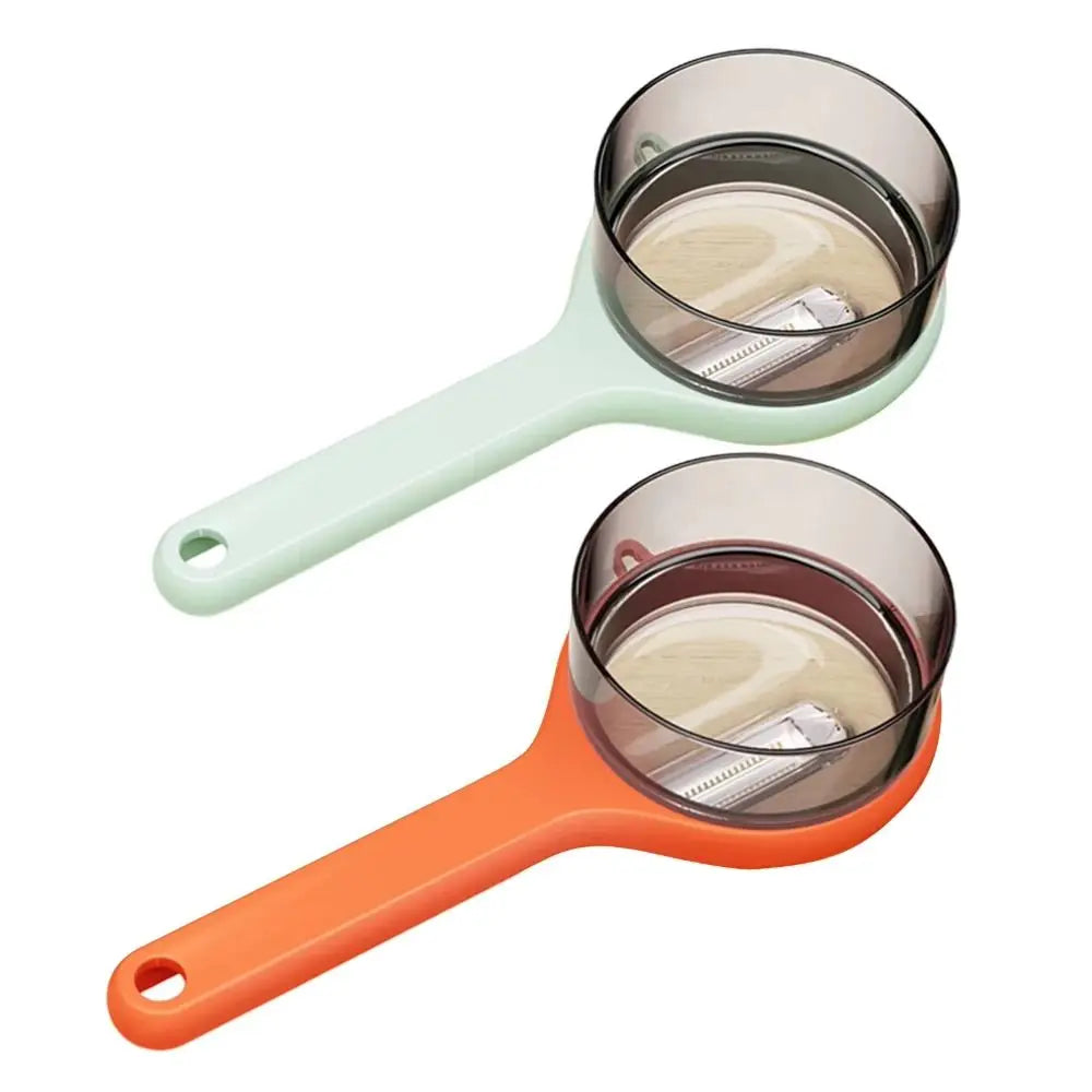 Multifunctional Vegetables Peeling Tool with 500pcs Disposable Food Cover Paring Fruit Peeler with Storage Box Sharp Manual