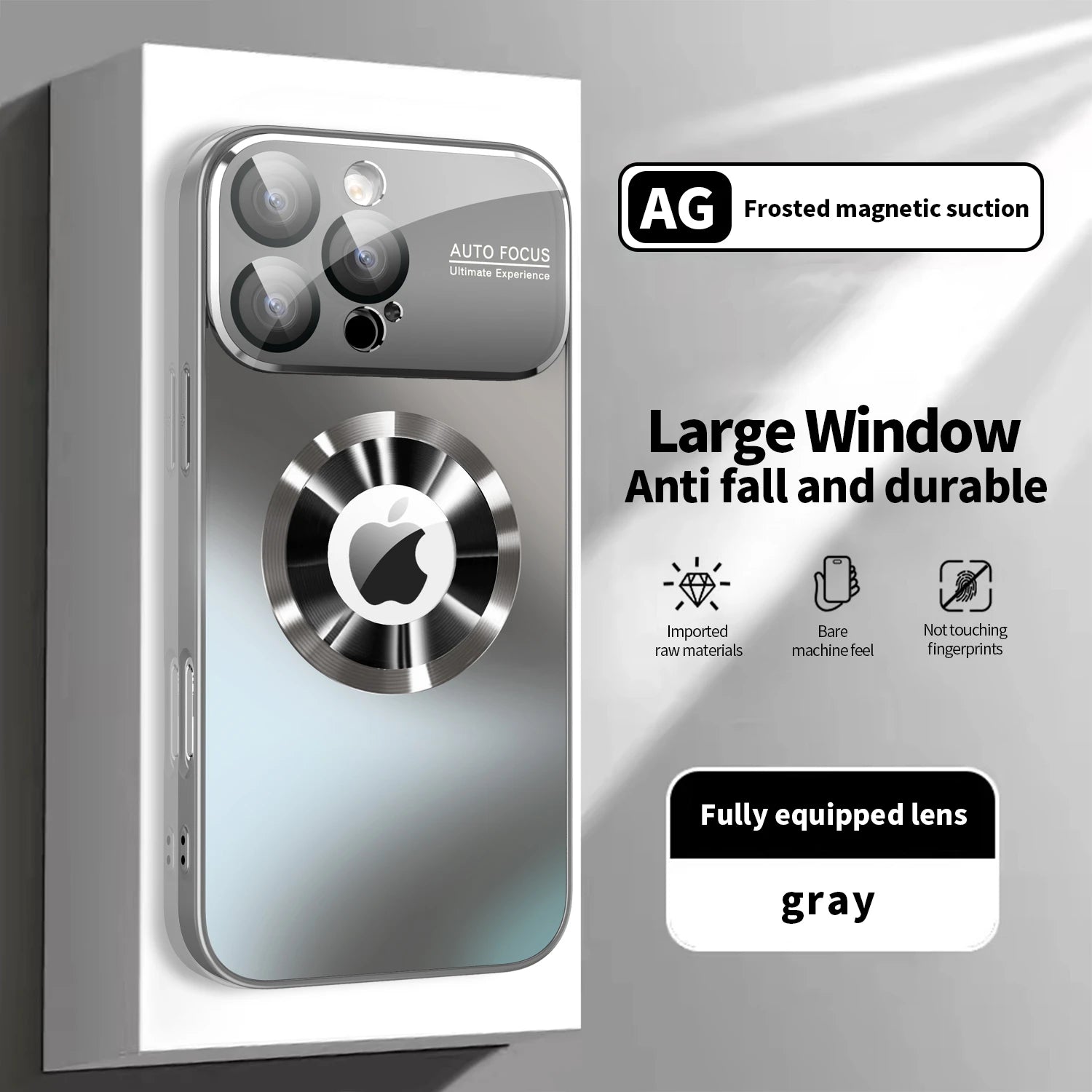 New Titanium Metallic Color Matte Case for iPhone 17 16 15 14 Plus 13 12 Pro Max Magnetic Case for Magsafe Lens Protection Case