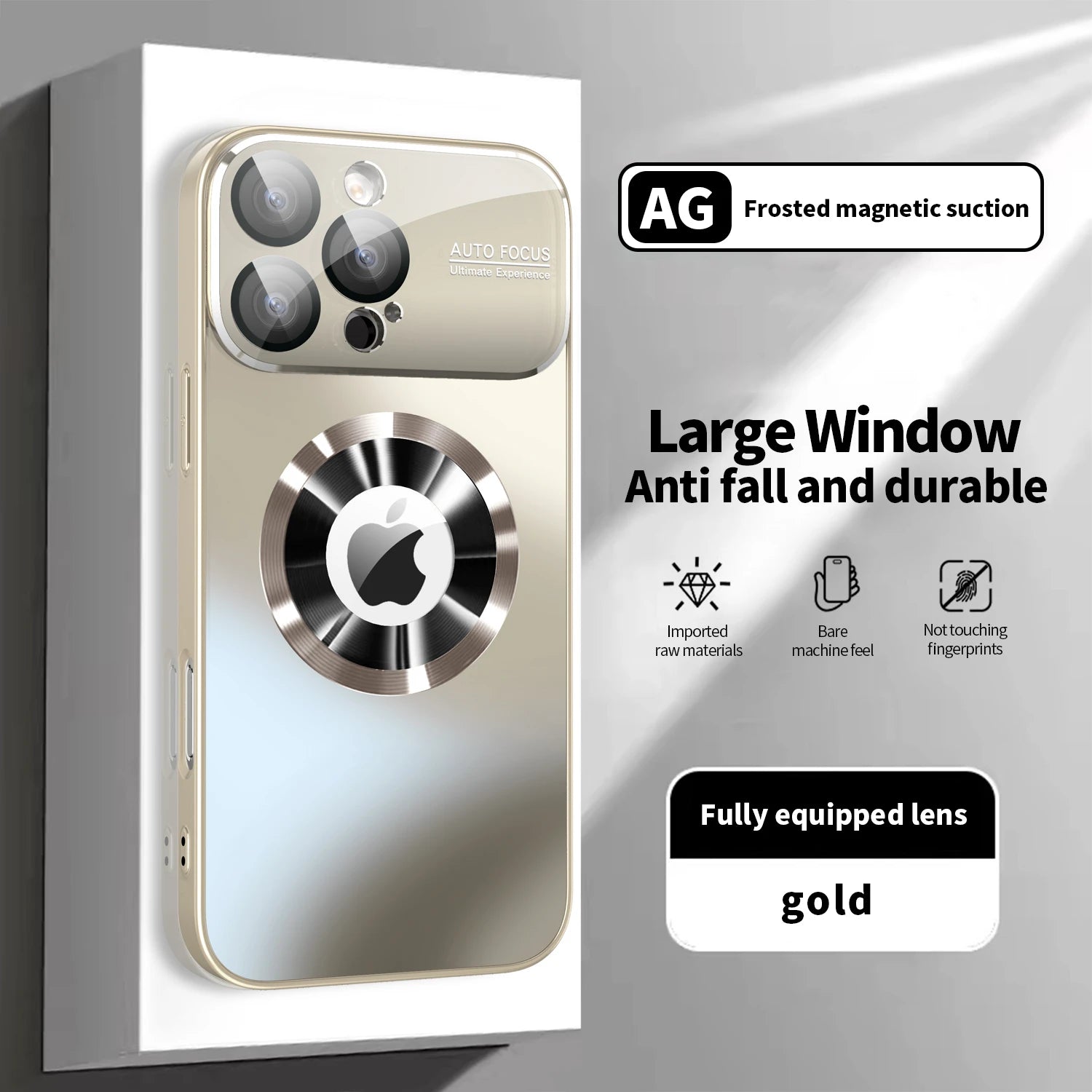 New Titanium Metallic Color Matte Case for iPhone 17 16 15 14 Plus 13 12 Pro Max Magnetic Case for Magsafe Lens Protection Case