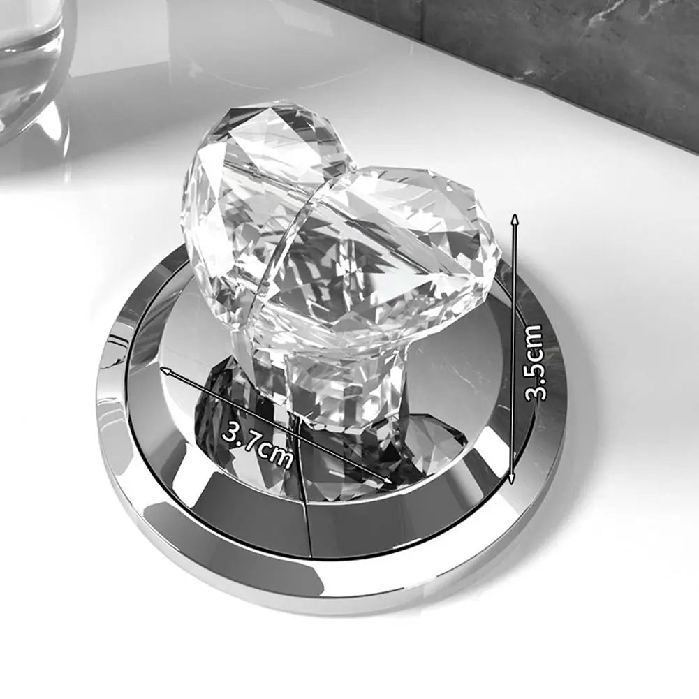 Toilet Press Button Heart Shaped Handle Toilet Press Tool For Toilet Bathroom Water Tank Buttons Flush Replacement Accessories