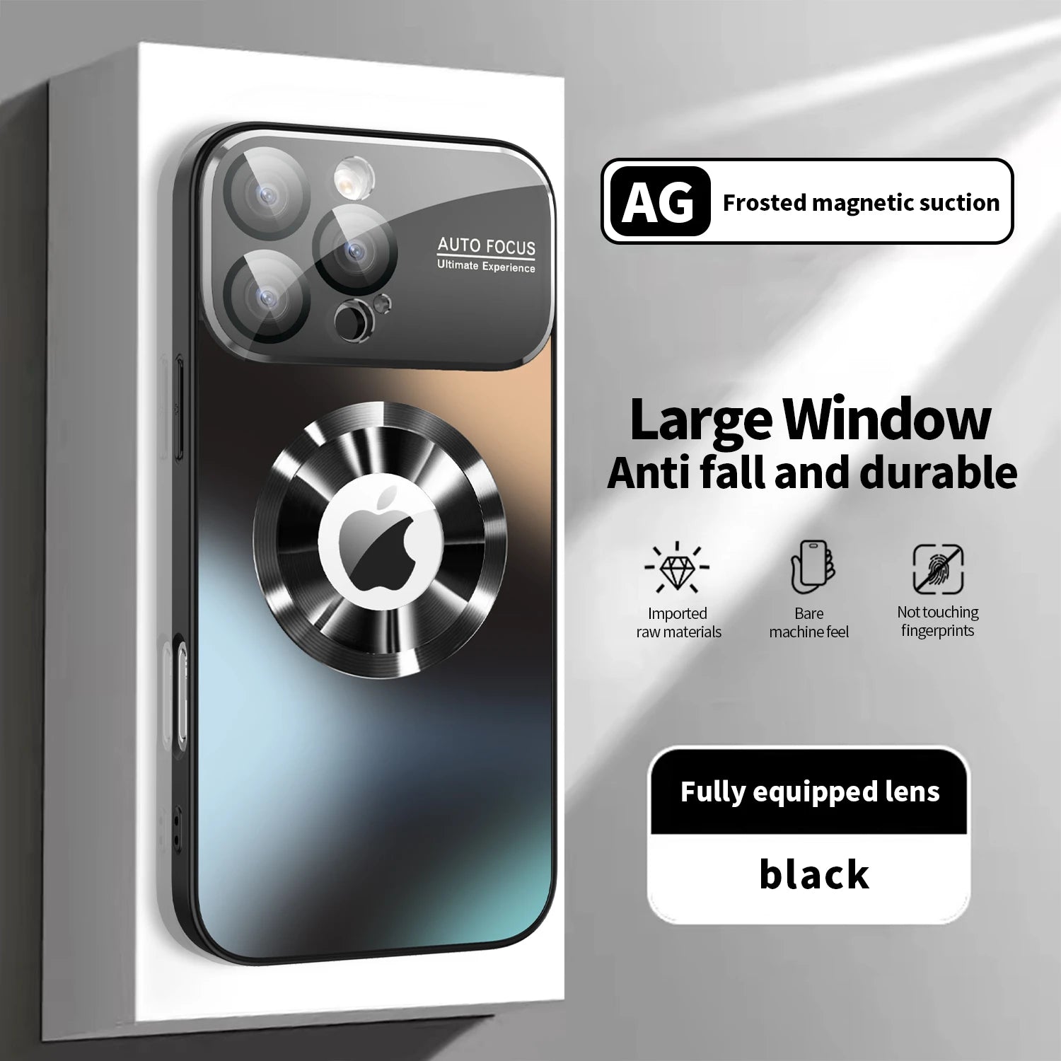 New Titanium Metallic Color Matte Case for iPhone 17 16 15 14 Plus 13 12 Pro Max Magnetic Case for Magsafe Lens Protection Case