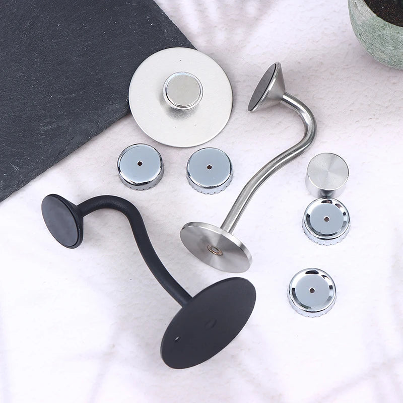 Wall-Mounted Soap Holder, Stainless Steel, Magnetic, No-Drill Installation, Ideal for Bathroom and Kitchen, Drainage Function