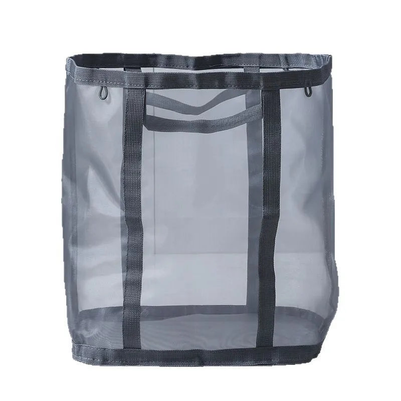 The Household Laundry Basket Is Foldable, Wall-mounted, Portable and Has A Large Capacity for Storing Clothes in The Bathroom
