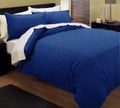 NNEDSZ Pintuck Quilt Cover Set Blue Queen